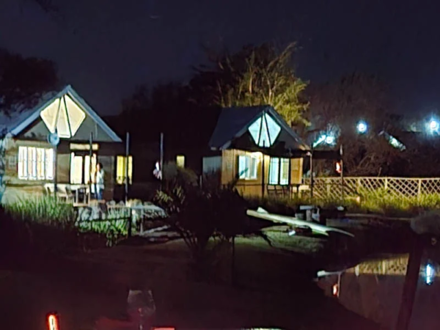 View at night Imbabali cottages
