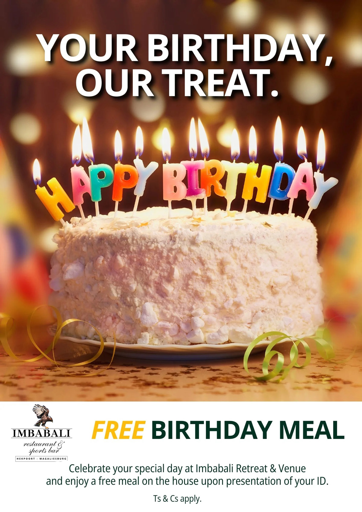 Happy Birthday Special at Imbabali Retreat & Venue